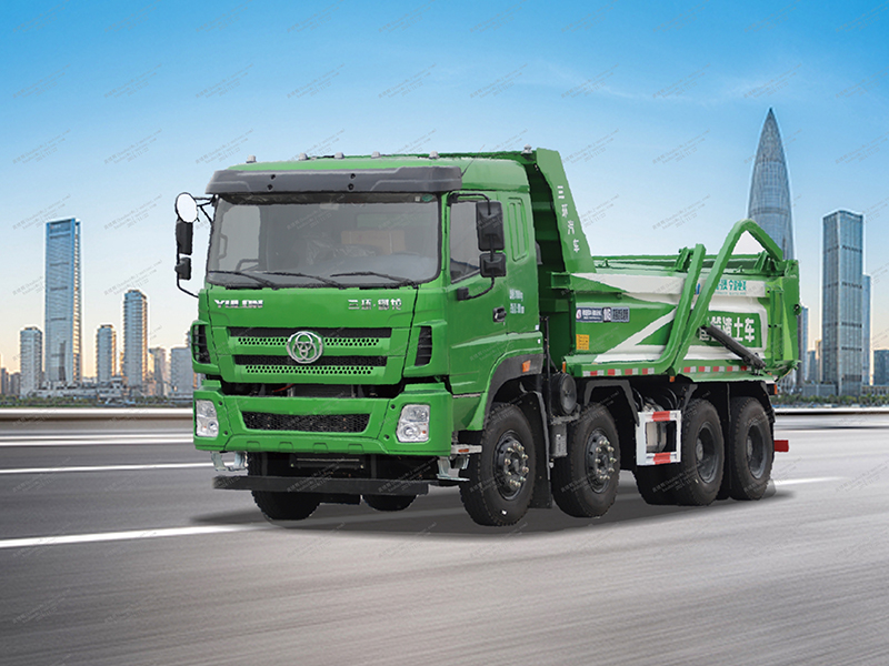 Caminhão de sujeira Yulong 8 × 4